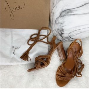 NIB Joie lace up heel sandals